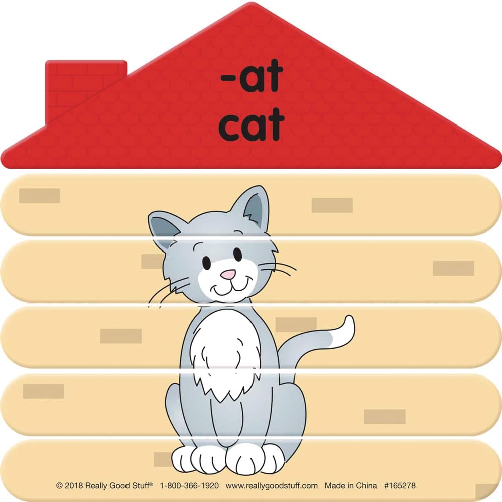 Really Good Stuff Build-A-Word-Family House Activity - Image 4