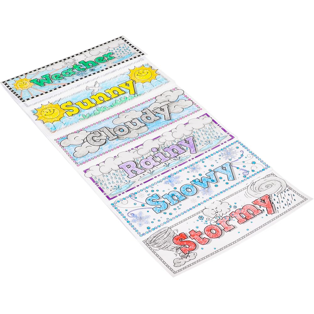 Really Good Stuff Build-Your-Own Flip Books? - Weather