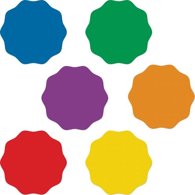 Really Good Stuff Carpet Mark-Its – Colorful 5” x 5” Carpet Spots – Keep Students Organized or in Groups – Six Bright Rainbow Colors – Durable with No-Slide Back, Sticks to Most Carpets, Set of 24 - Image 4