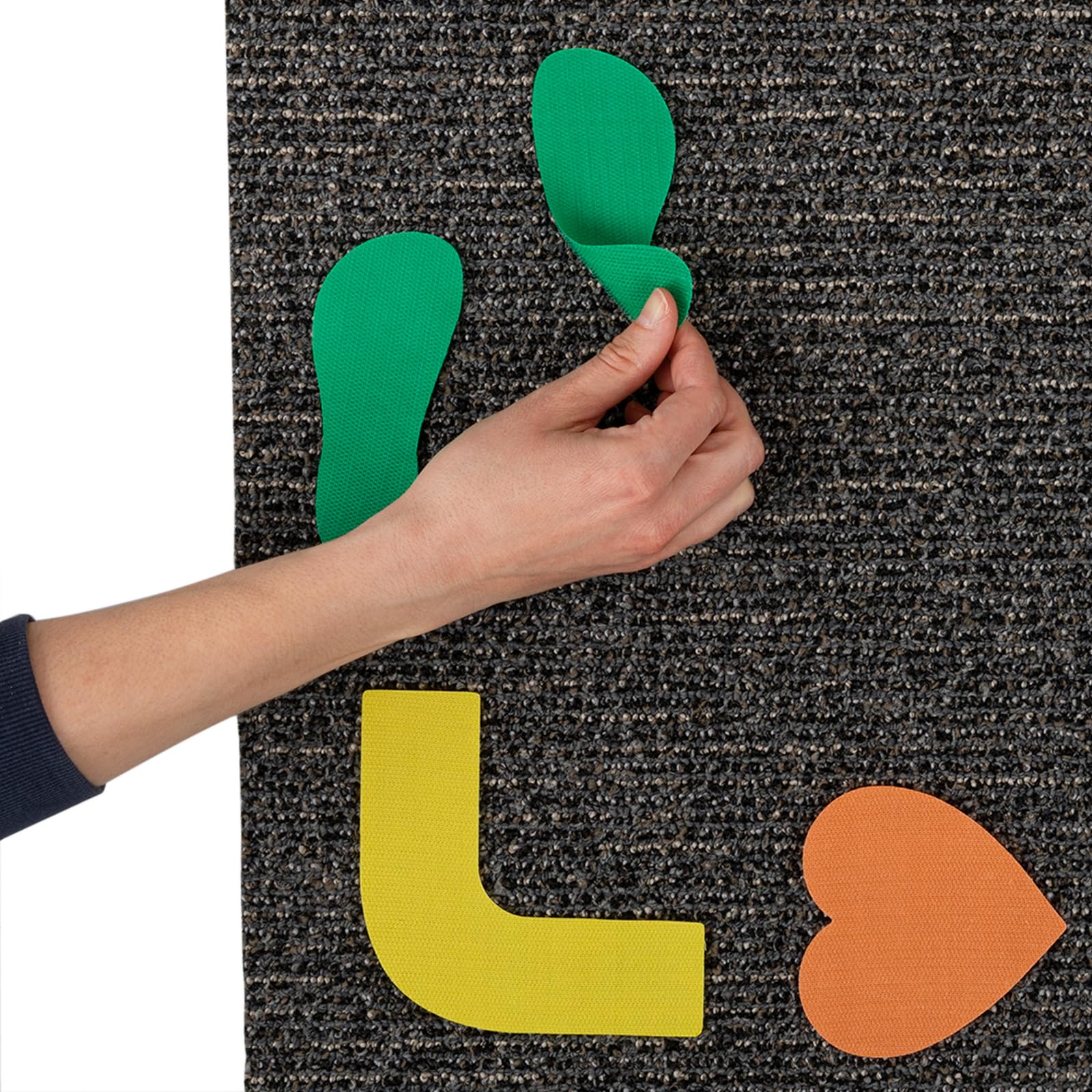 Really Good Stuff Carpet Mark Its Sensory Path for The Classroom - 72 Pieces - Colorful Spot Markers for Kids - Exercise Activity for The Classroom - Image 3