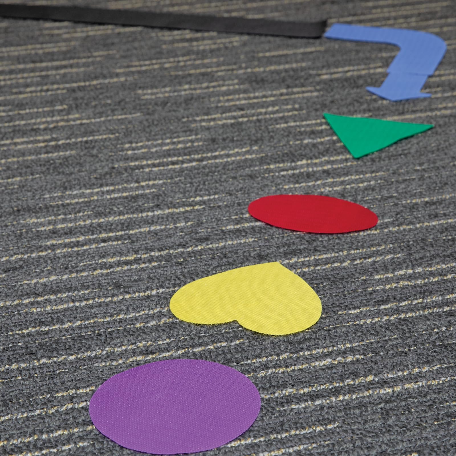 Really Good Stuff Carpet Mark Its Sensory Path for The Classroom - 72 Pieces - Colorful Spot Markers for Kids - Exercise Activity for The Classroom - Image 4