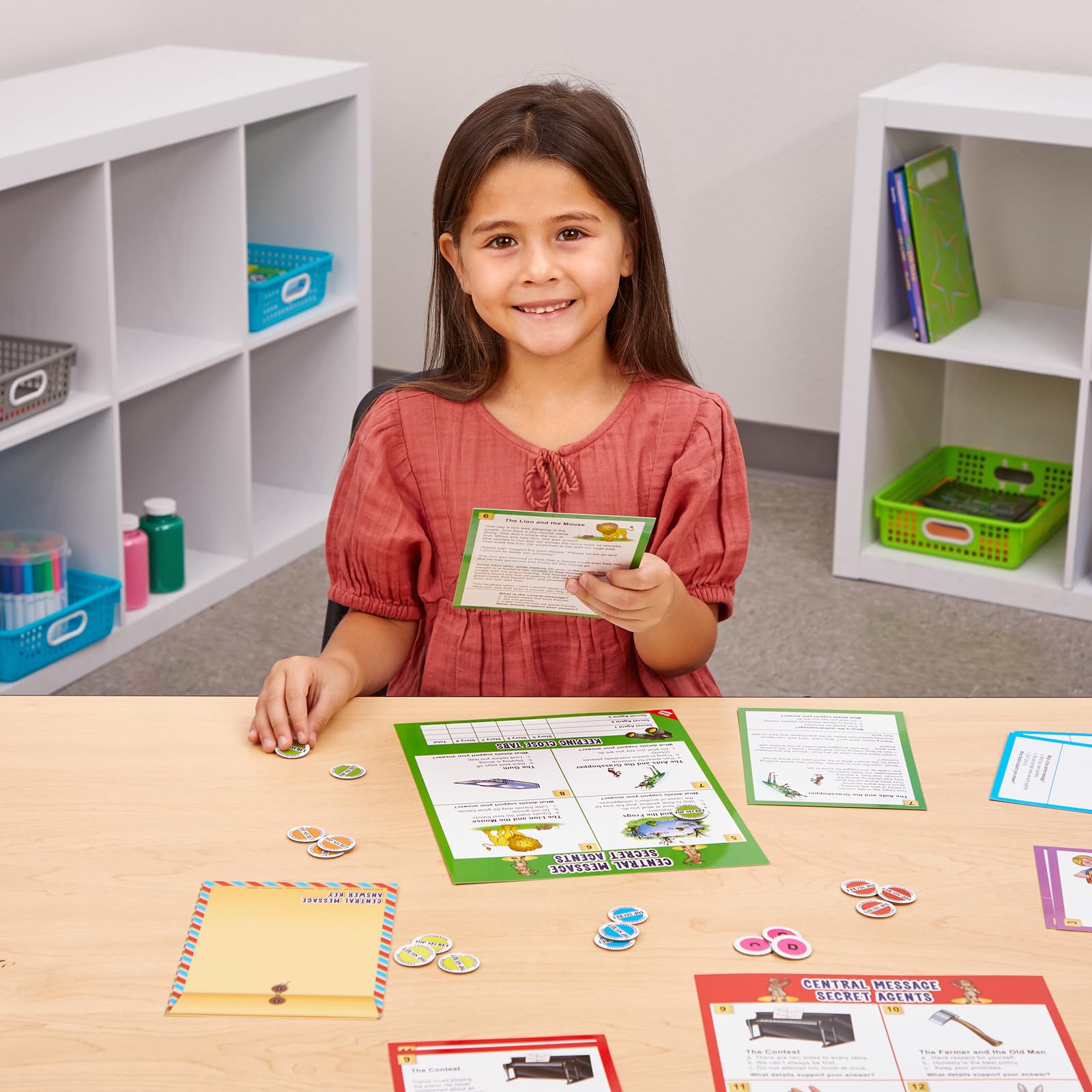 Really Good Stuff Central Message Secret Agents Level 1 Literacy Center™ - 1 Literacy Center - Image 4