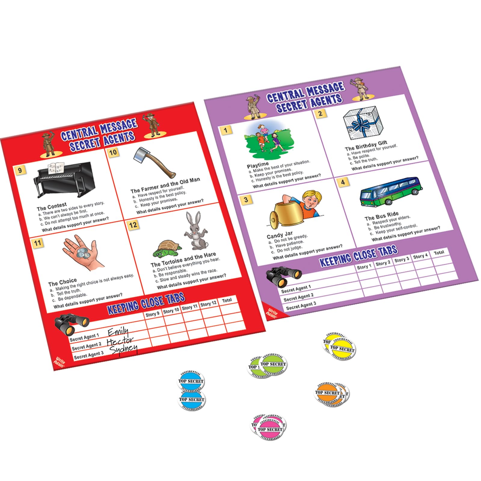 Really Good Stuff Central Message Secret Agents Level 1 Literacy Center™ - 1 Literacy Center - Image 6