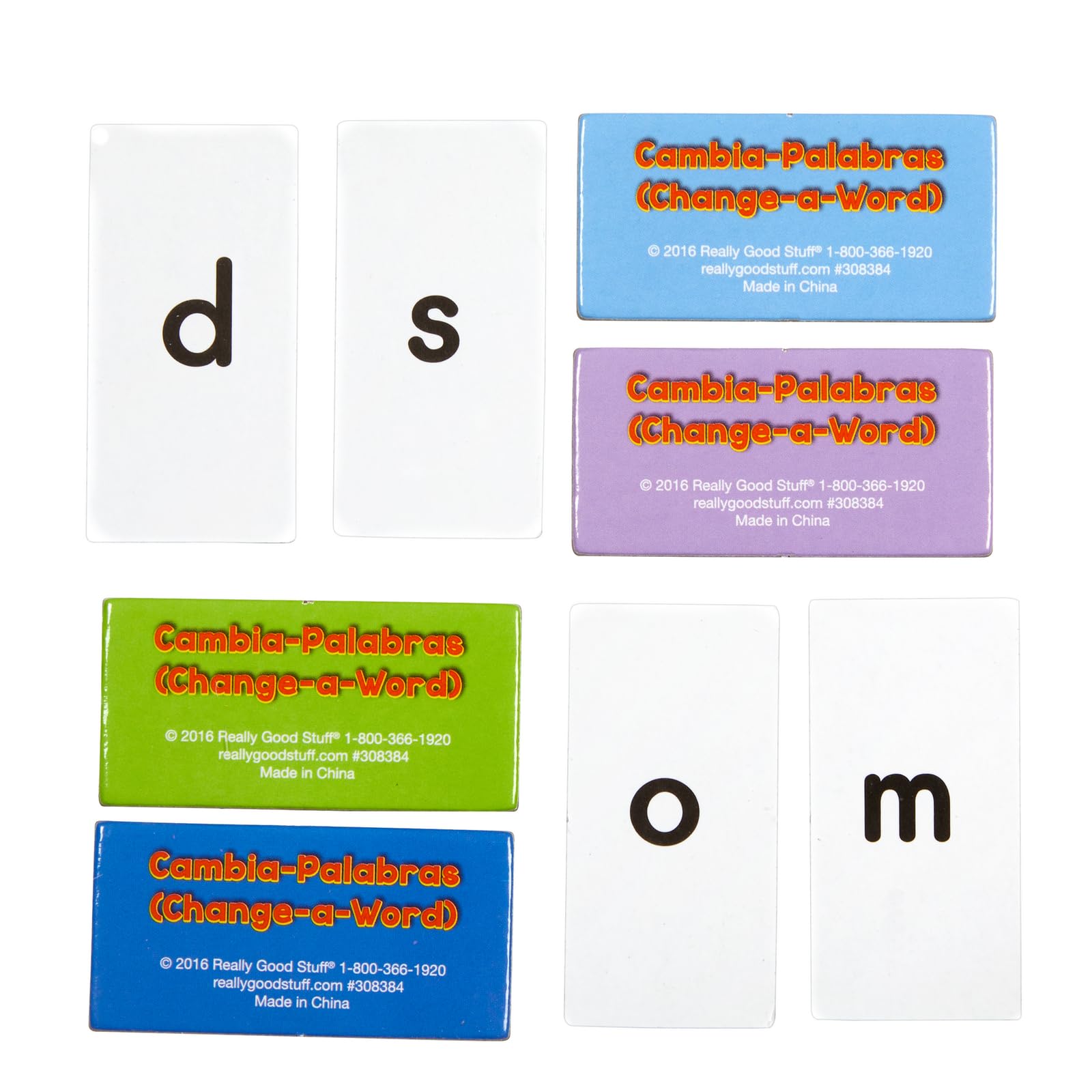Really Good Stuff Centro de Aprendizaje: Cambia-Palabras (Spanish Change-A-Word) - 1 Literacy Center - Image 5