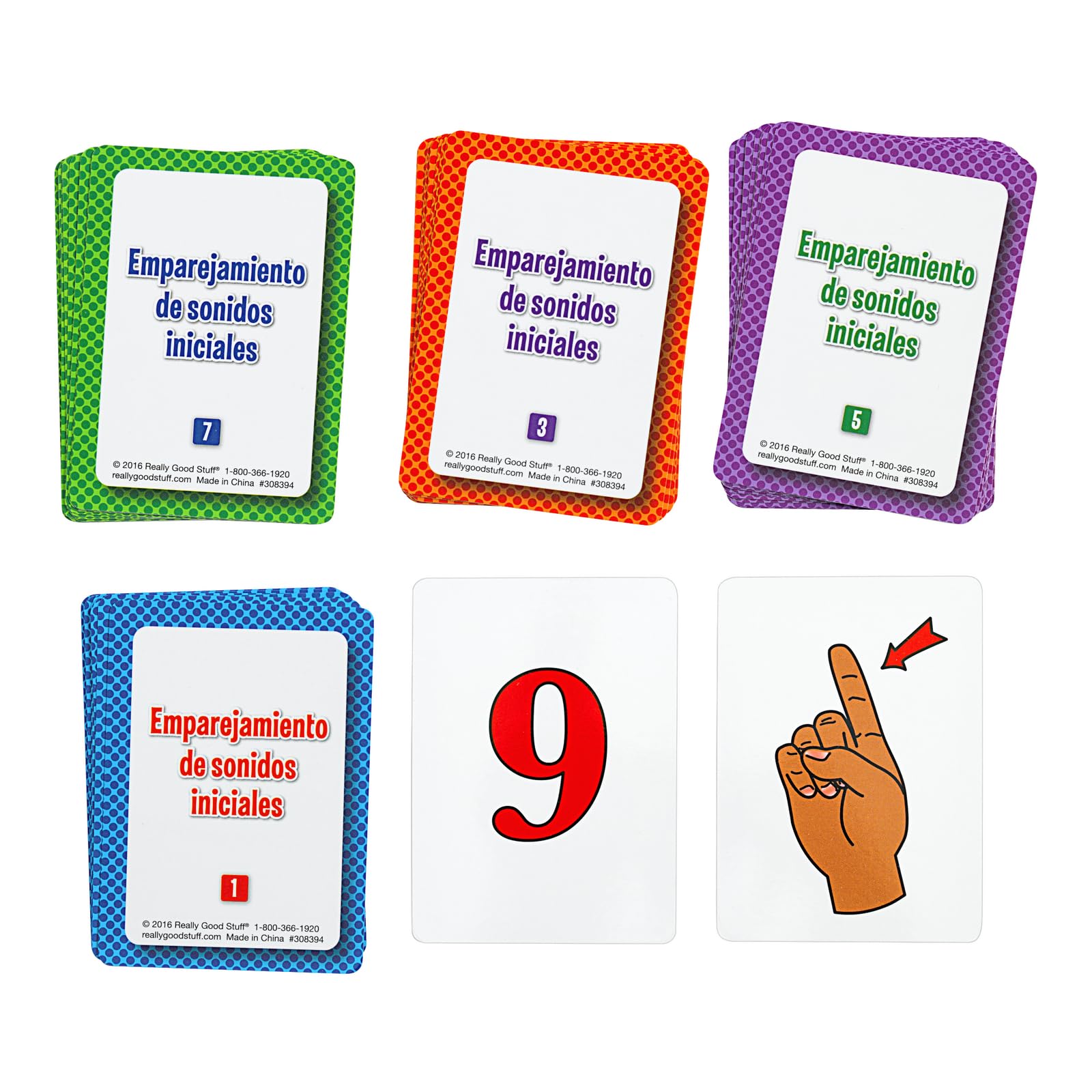 Really Good Stuff Centro de aprendizaje: Emparejamiento de sonidos iniciales (Spanish Beginning Sound Match) - 1 Literacy Center - Image 3