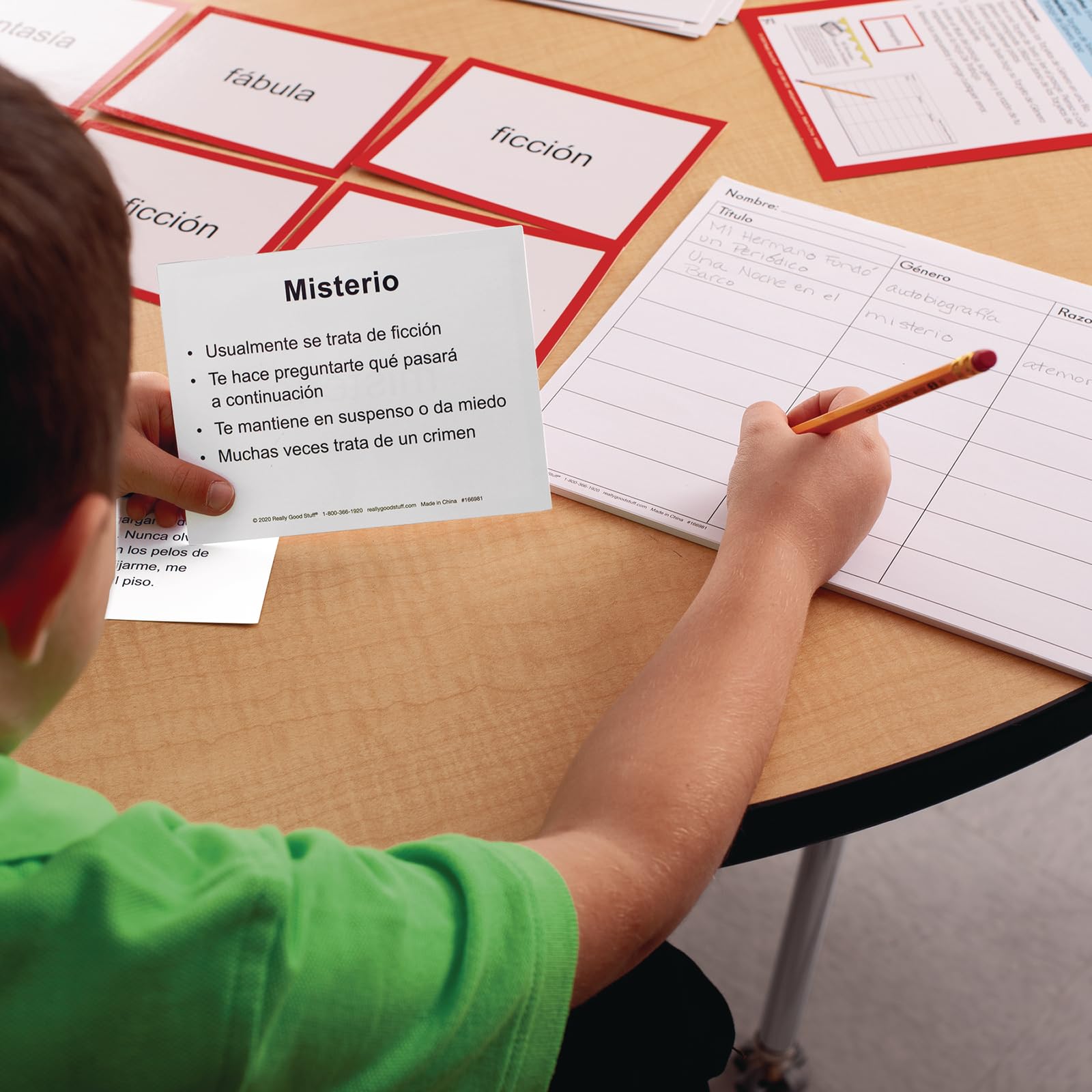 Really Good Stuff® Centro de Aprendizaje: Gneros y Razones Grades 4-5 (Literacy Center: Genres and Reasons) - Image 4