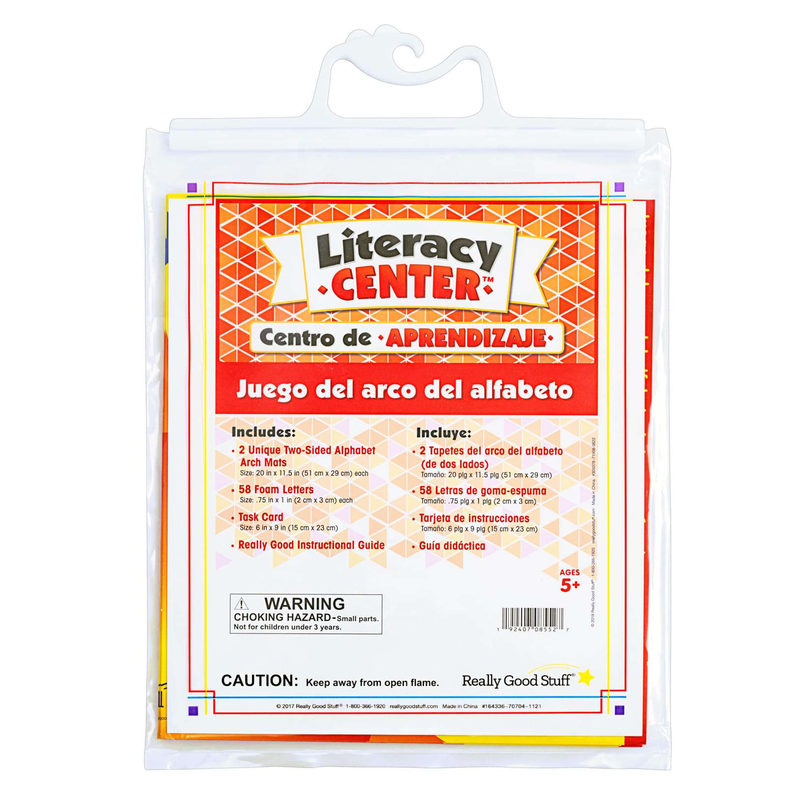 Really Good Stuff Centro de aprendizaje: Juego del arco del alfabeto (Spanish Alphabet Arch) - 1 Literacy Center - Image 5