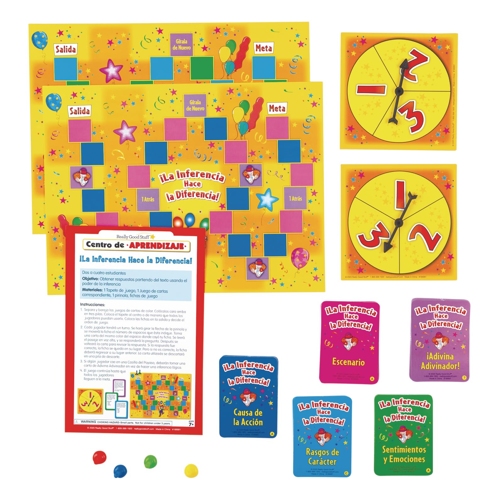Really Good Stuff Centro de Aprendizaje: La Inferencia Hace la Diferencia! Nivel 1 (Spanish Inference Fun Literacy Center) - Image 4
