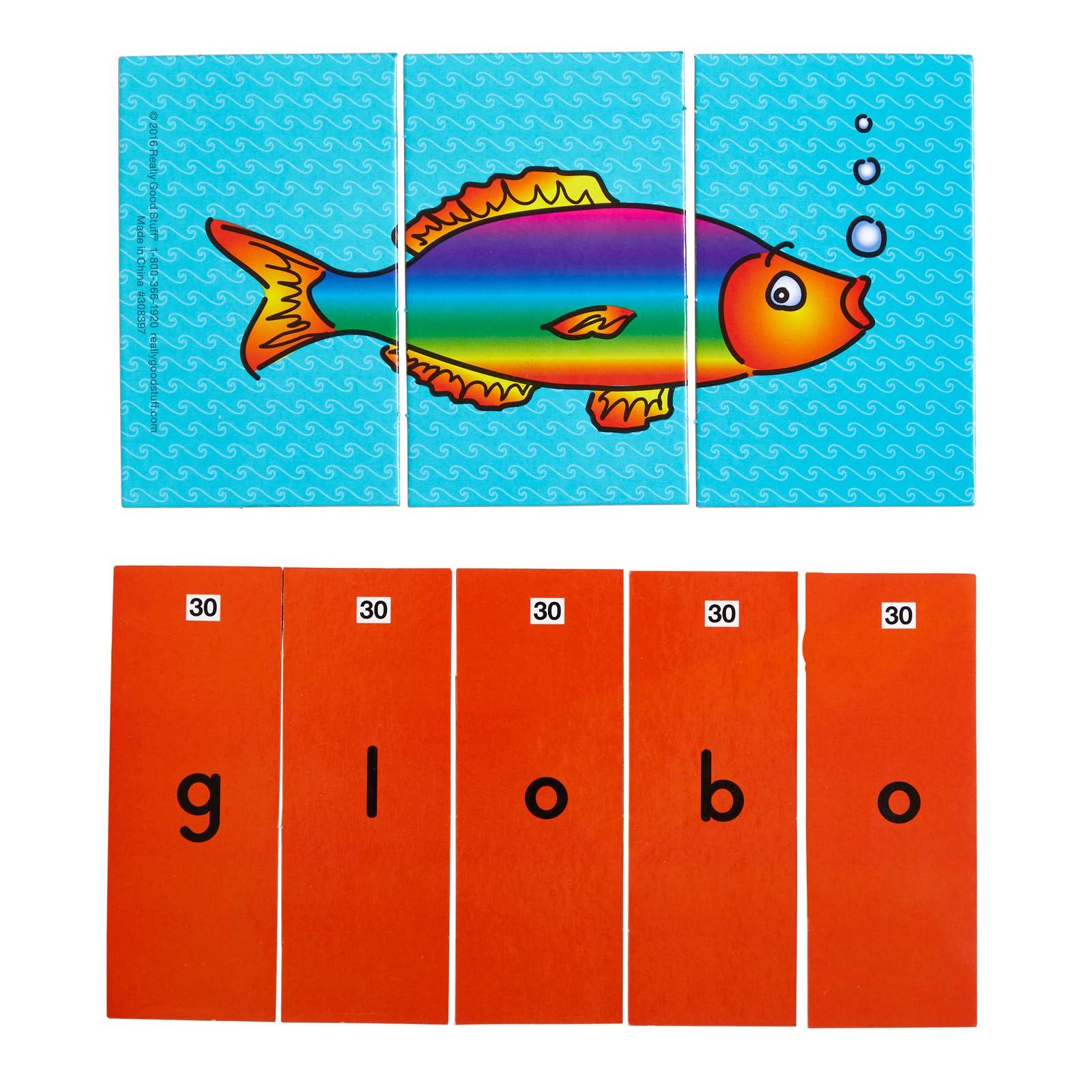 Really Good Stuff Centro de Aprendizaje: Rompecabezas de Fonemas (Spanish Phoneme Puzzles) - 1 Literacy Center - Image 3