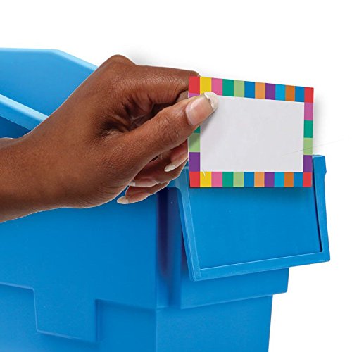 Really Good Stuff Chapter Book Classroom Library Bins with Dividers, 8.75" x 13.5" x 7.75", 4 Pack, Rainbow, Large Plastic Bin Organizers for Book Organization, Documents, Files, Magazines - Image 8