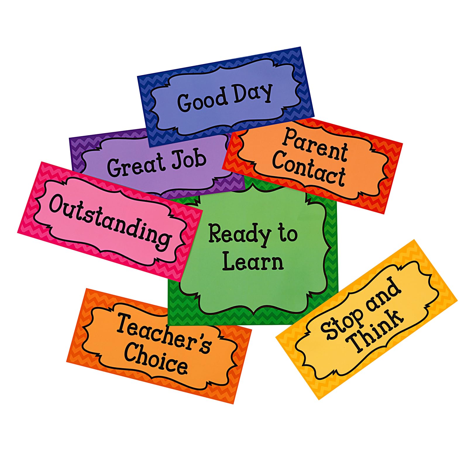 Really Good Stuff Classroom Behavior EZ-Tuck Clip ?N? Track Pocket Chart - Image 6