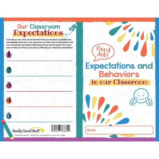 Really Good Stuff Classroom Expectations and Behaviors Journals -24 Pack- Interactive Journal to Help Kids Make Better Choices in The Classroom - Image 4