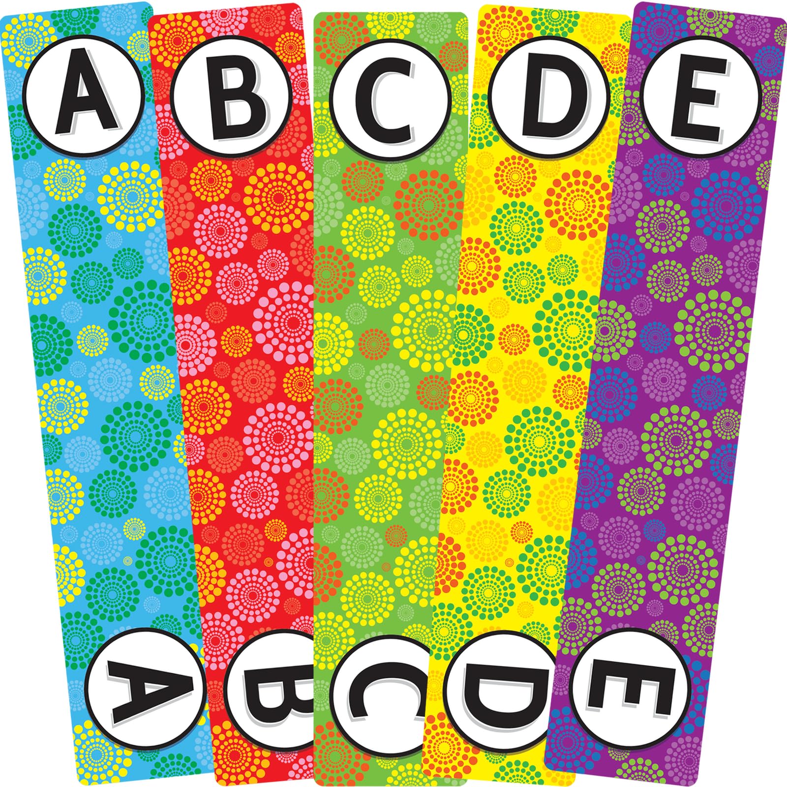 Really Good Stuff Classroom Library Alphabet Book Dividers - 26 Assorted Color Dividers for Organizing Books - Teacher Supplies for Classroom and Bookshelf Markers for Shelves - Image 4