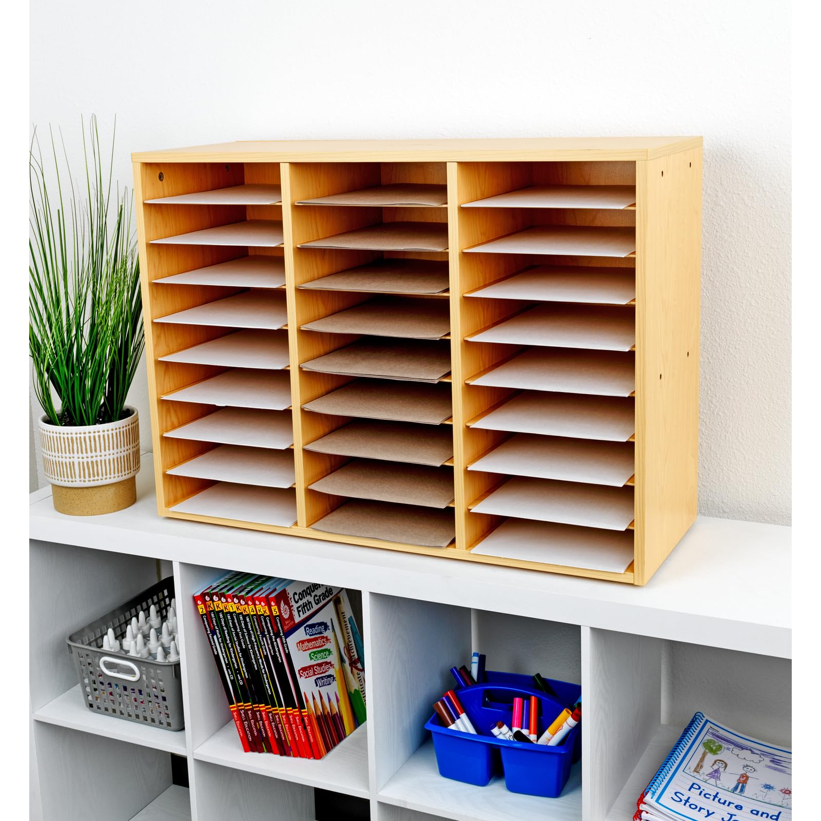 Really Good Stuff Classroom Mail Center, 27 Slots - Image 4