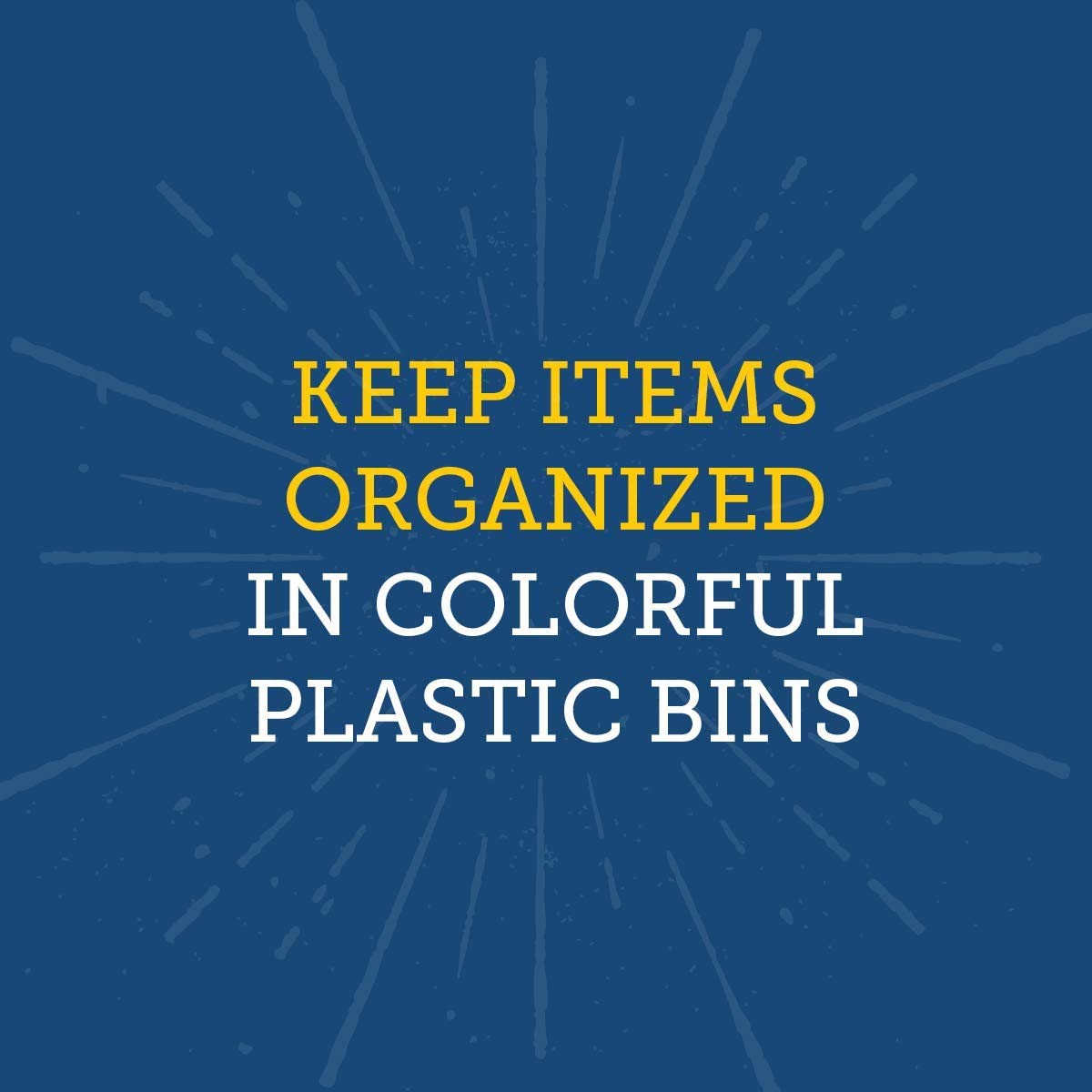 Really Good Stuff Classroom Stacking Bins - Neon - Set of 4 - Image 11