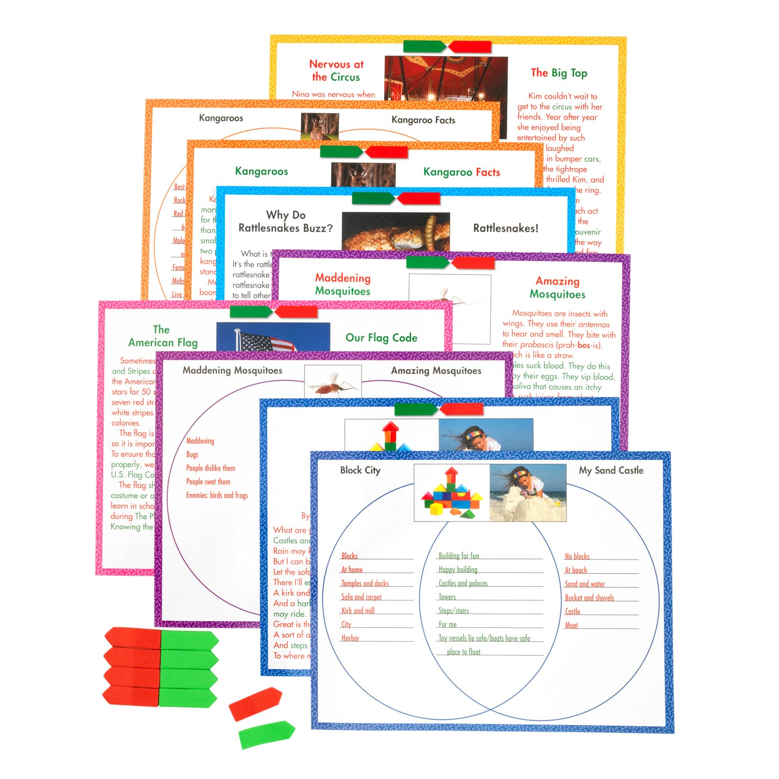 Really Good Stuff Compare and Contrast Same-Topic Texts Level 2 Literacy Center™ - 1 Literacy Center - Image 4