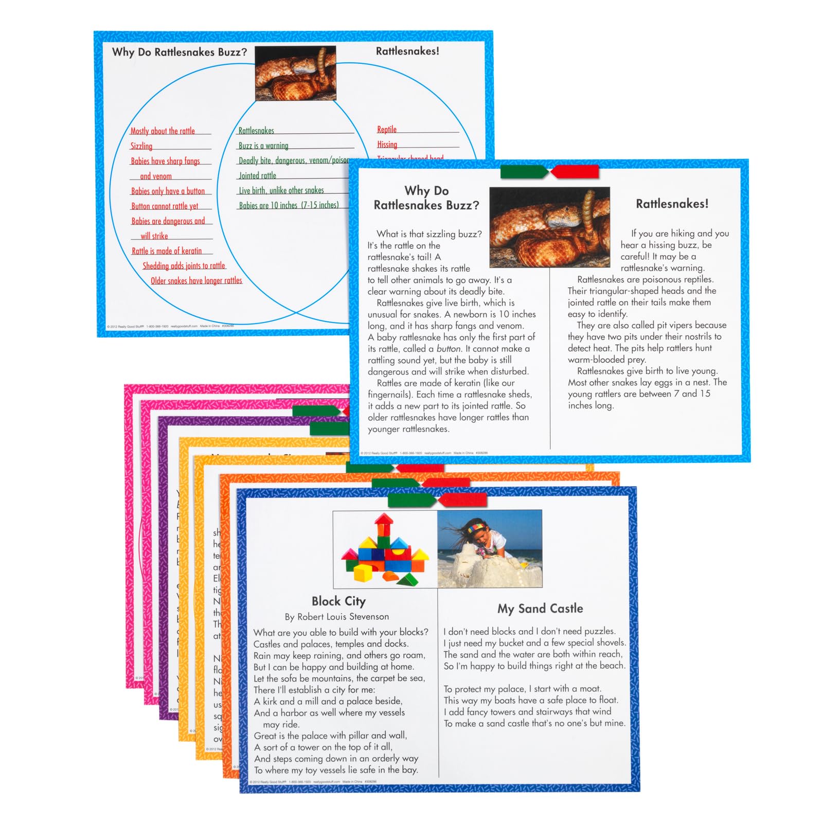 Really Good Stuff Compare and Contrast Same-Topic Texts Level 2 Literacy Center™ - 1 Literacy Center - Image 5