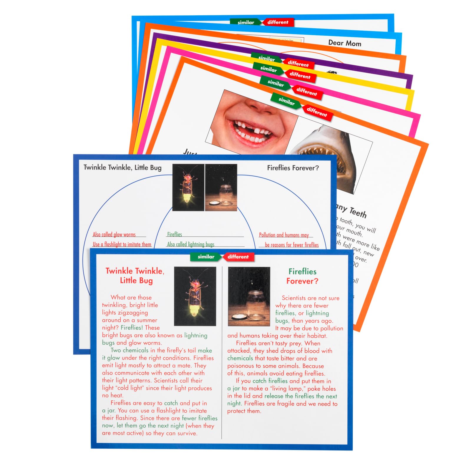 Really Good Stuff Compare and Contrast Same-Topic Texts Level 1 Literacy Center - 1 Literacy Center - Image 5