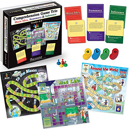 Really Good Stuff Comprehension Game Trio Set of 2 : Grades 4-5 - Image 3