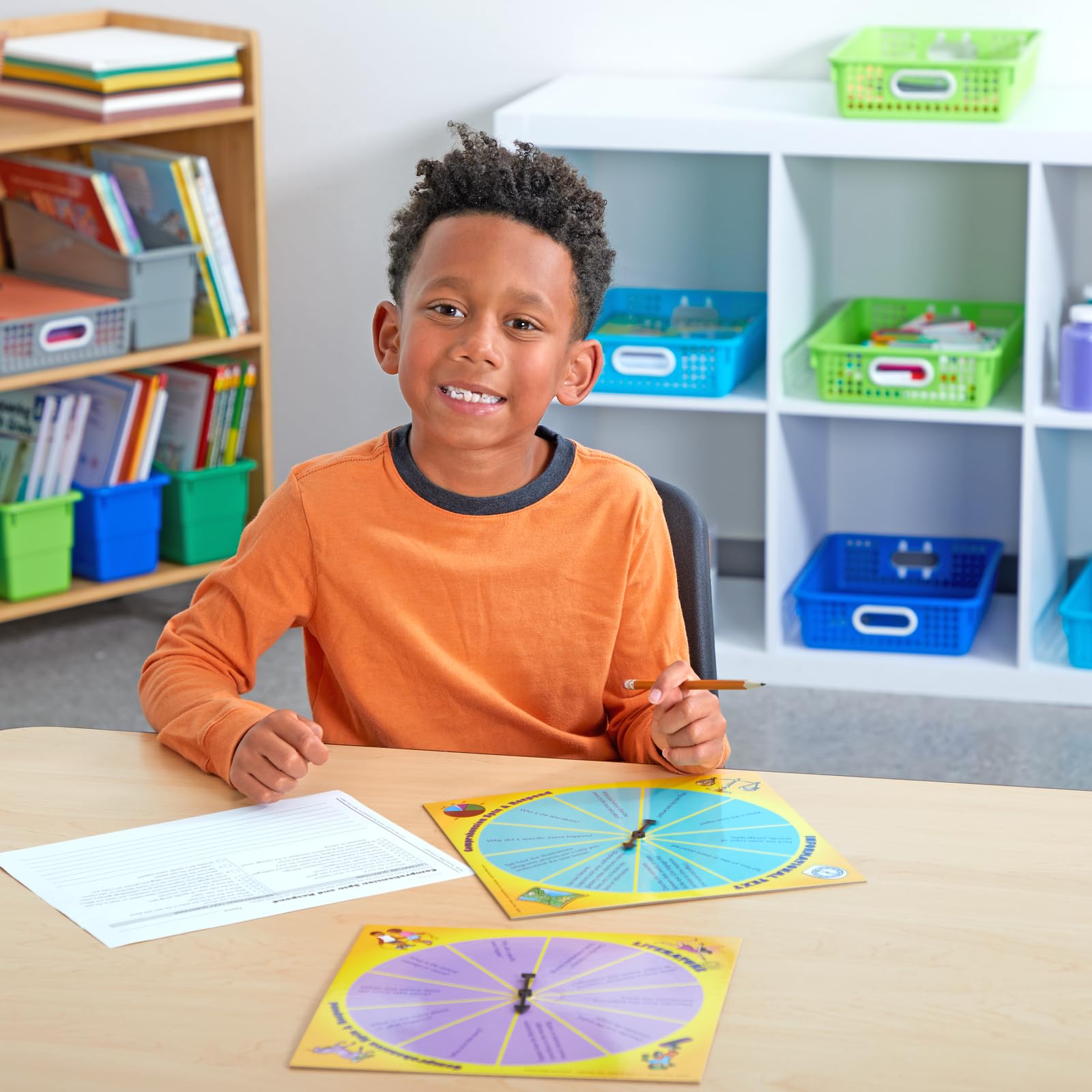 Really Good Stuff Comprehension Spin and Respond Literacy Center™ - 1 Literacy Center - Image 3