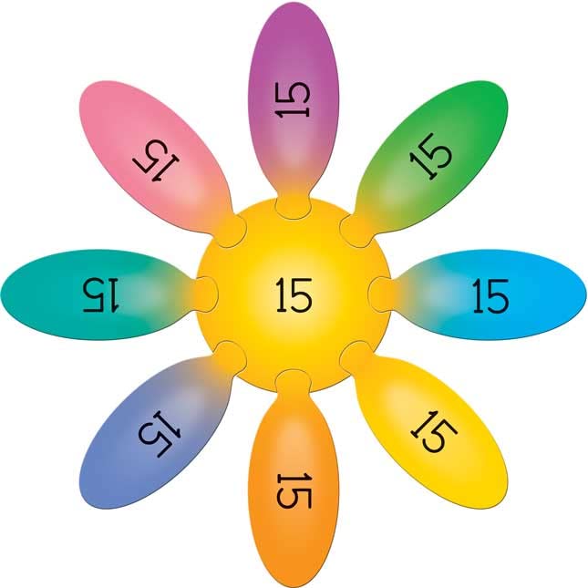 Really Good Stuff Daisy Number Sense Puzzles Set - Numbers 11 to 20 - Ages 4-6, Grades Pre-K-1 - Image 3