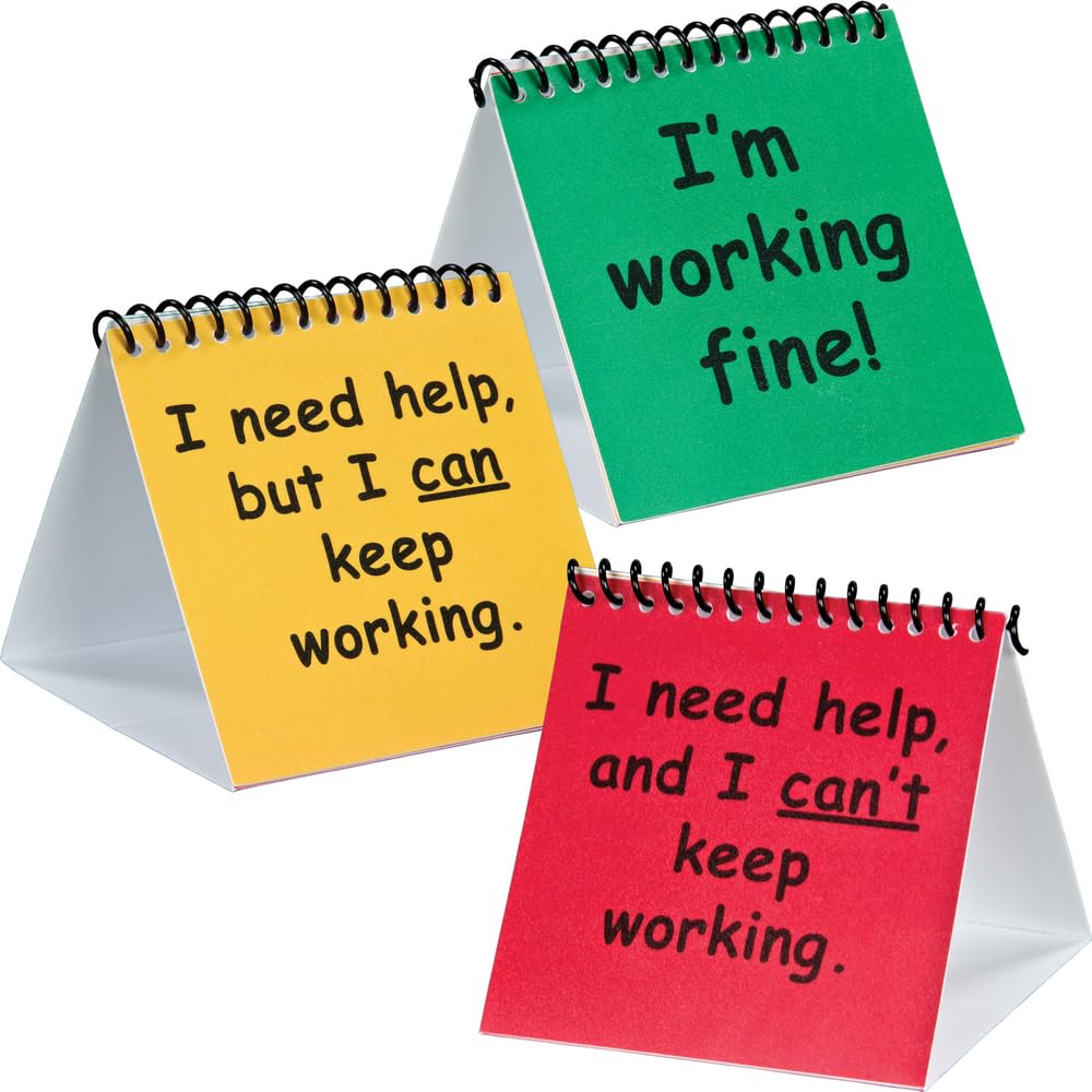 Really Good Stuff Deluxe I Need Help! Mini-Flip-Charts Set