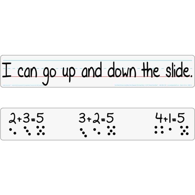 Really Good Stuff Double-Sided Primary-Lined Dry Erase Sentence Strip Boards - Pack of 12 - Image 3