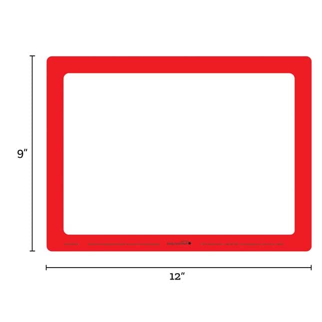 Really Good Stuff Dry Erase Boards - Set of 6-6 Colors - Image 3