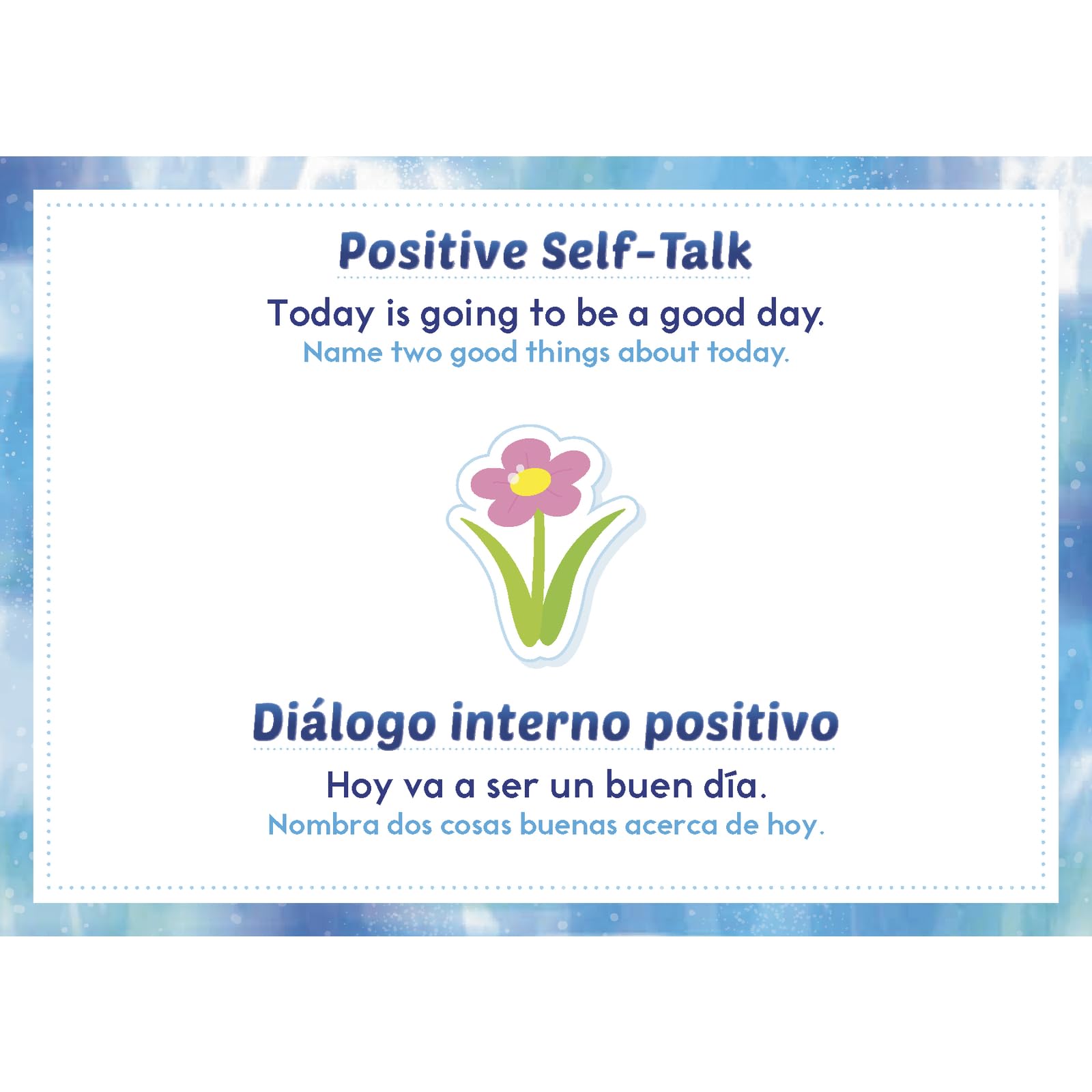 Really Good Stuff Dual Language SEL Conversation Cards For Home (Lenguaje Dual - Tarjetas de Conversación para el Hogar) - 18 Cards - Image 4