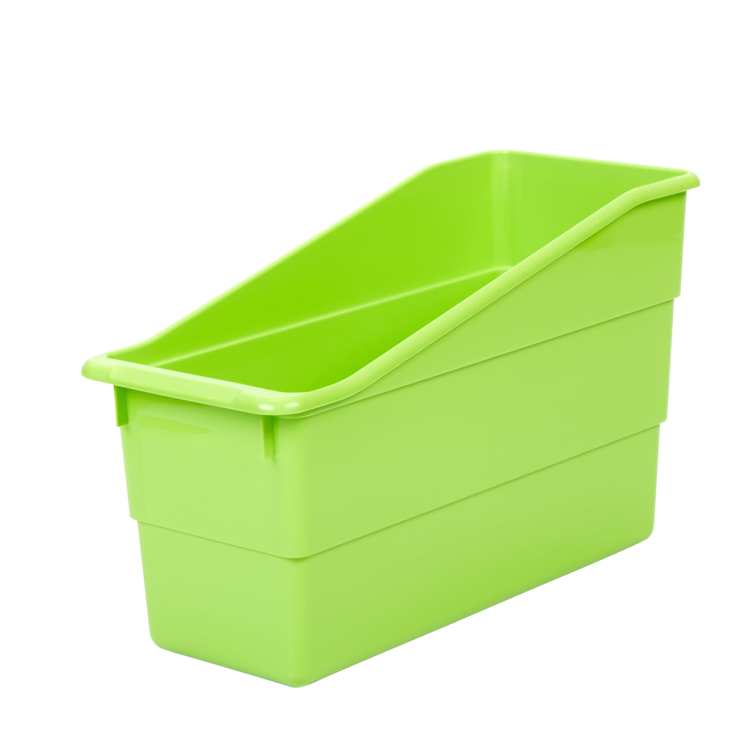 Really Good Stuff Durable Book and Binder Holders - 12 Pack, Green Neon, 5 ?" x 12 ?" x 7 ?", Classroom Organization, Storage Solution, Sturdy and Versatile - Image 8