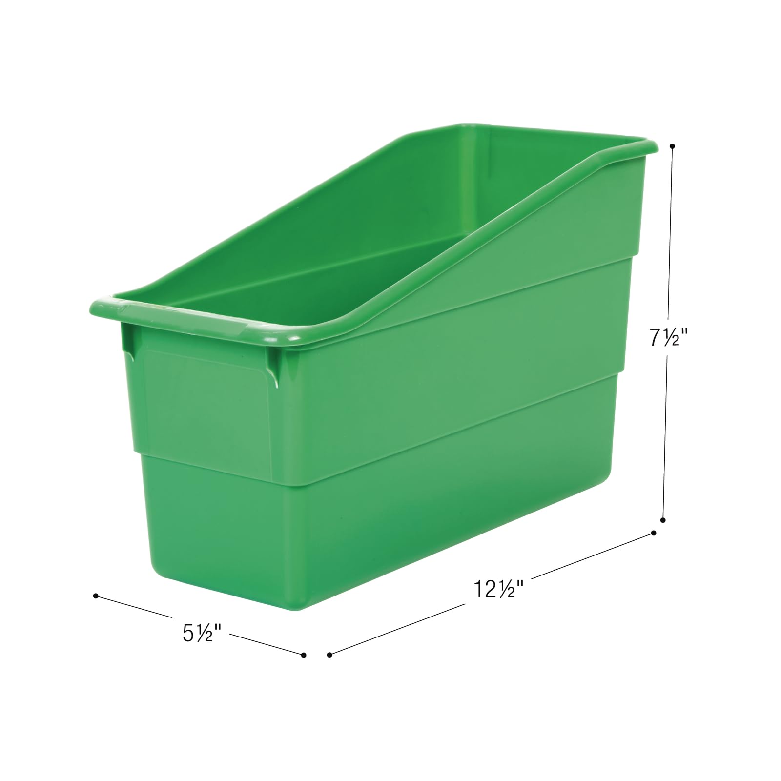 Really Good Stuff Durable Magazine, Book, Folder and File Holders ? Ideal for Narrow or Vertical Storage Needs ? Instantly Color Code Your Classroom ? Choose from 22 Colors (Single Color Set of 12) - Image 3
