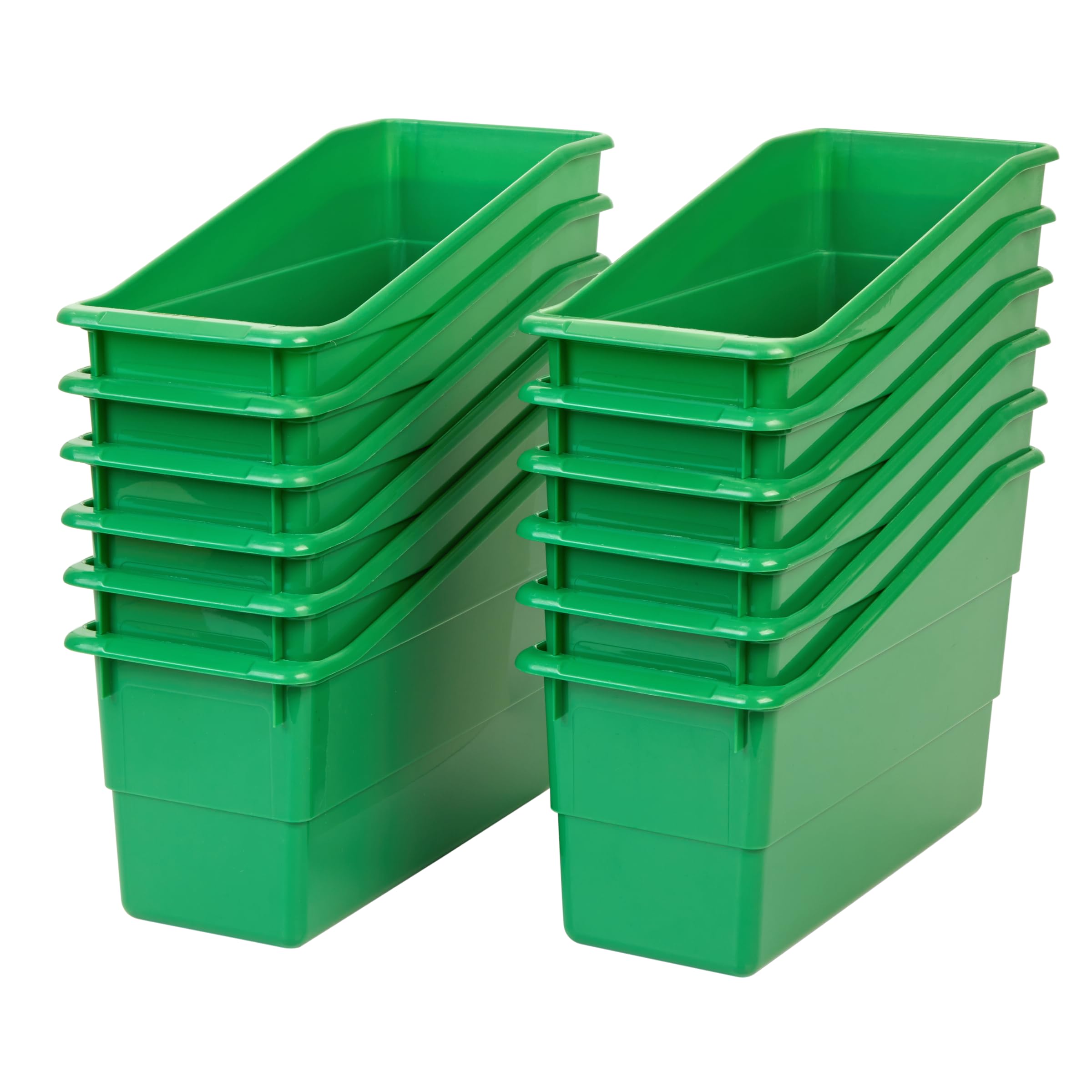 Really Good Stuff Durable Magazine, Book, Folder and File Holders ? Ideal for Narrow or Vertical Storage Needs ? Instantly Color Code Your Classroom ? Choose from 22 Colors (Single Color Set of 12) - Image 5