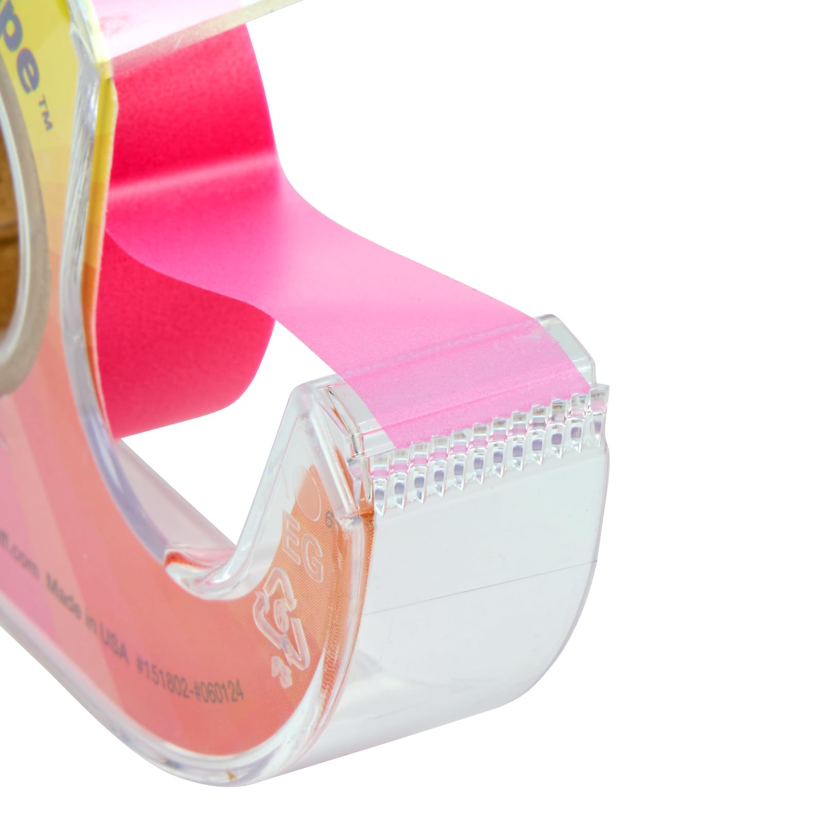 Really Good Stuff E.Z.C. Fluorescent Highlighter Tape, Set of 6 Colors - 1/2 in. x 32 ft. Each Roll, School & Office Supplies - Image 6