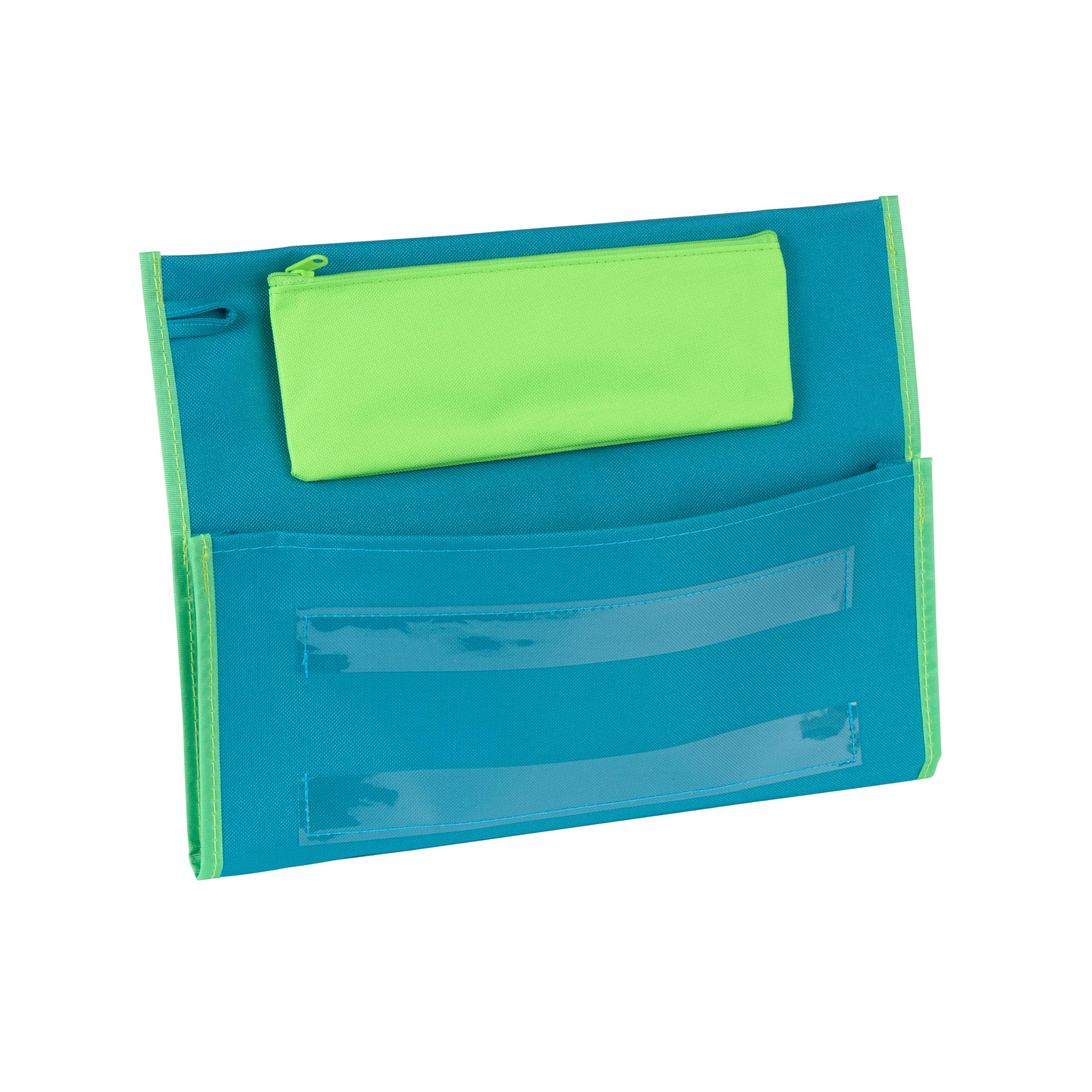 Really Good Stuff Early Childhood Deluxe Chair Pockets with Pencil Case, 6 Pack, Turquoise, Chair Organizer with Pencil Pouch and Name Tag Keeps Students Organized and Classrooms Neat - Image 4