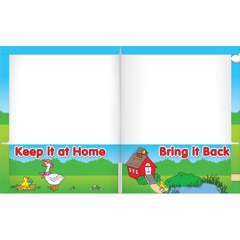 Really Good Stuff Early Childhood Take Home Folders - Set of 12 - Bulk School Supplies, Take Home Organizer for Students, Classroom Essentials - Image 3