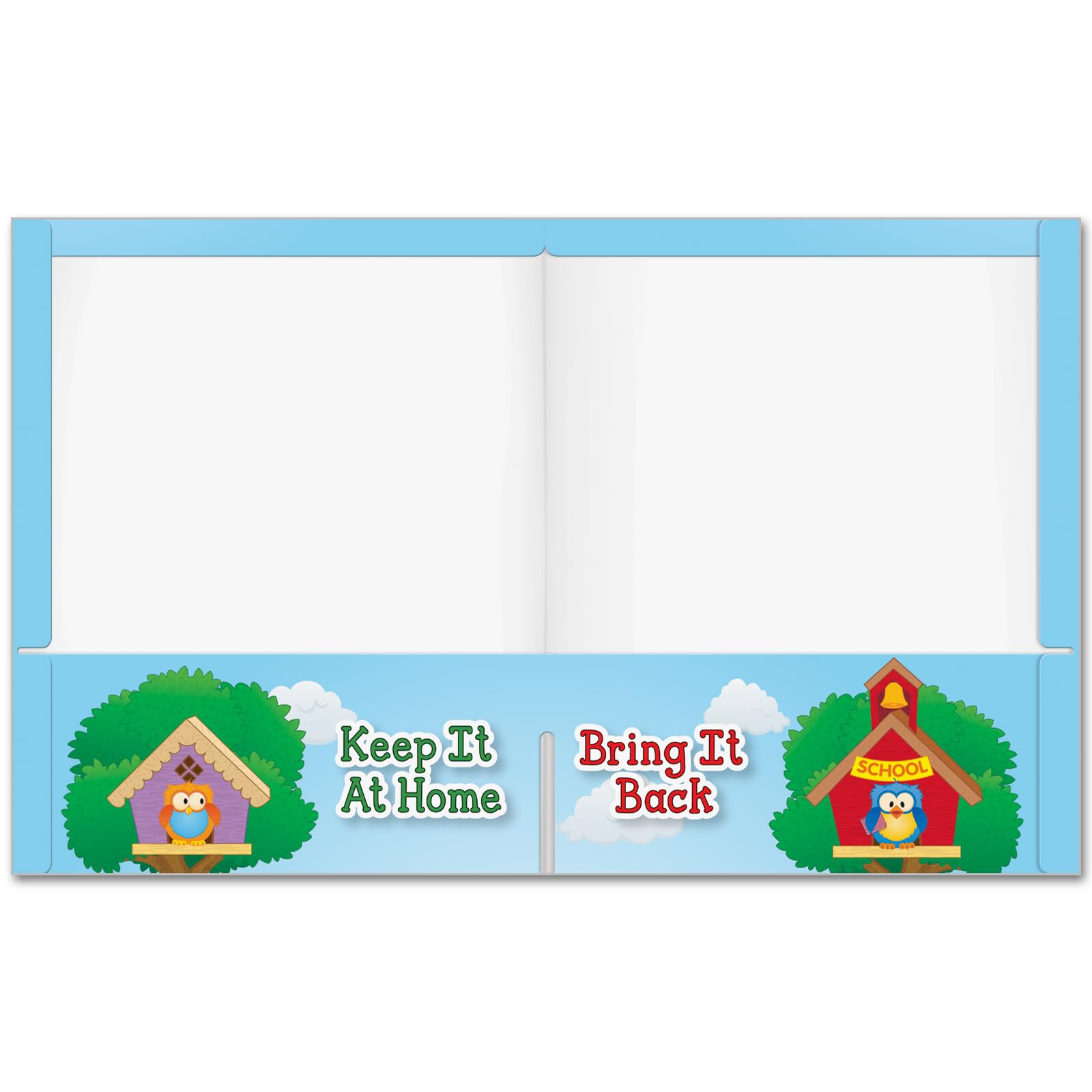 Really Good Stuff Early Learning Owl Homework Folders - 12 folders - Image 2