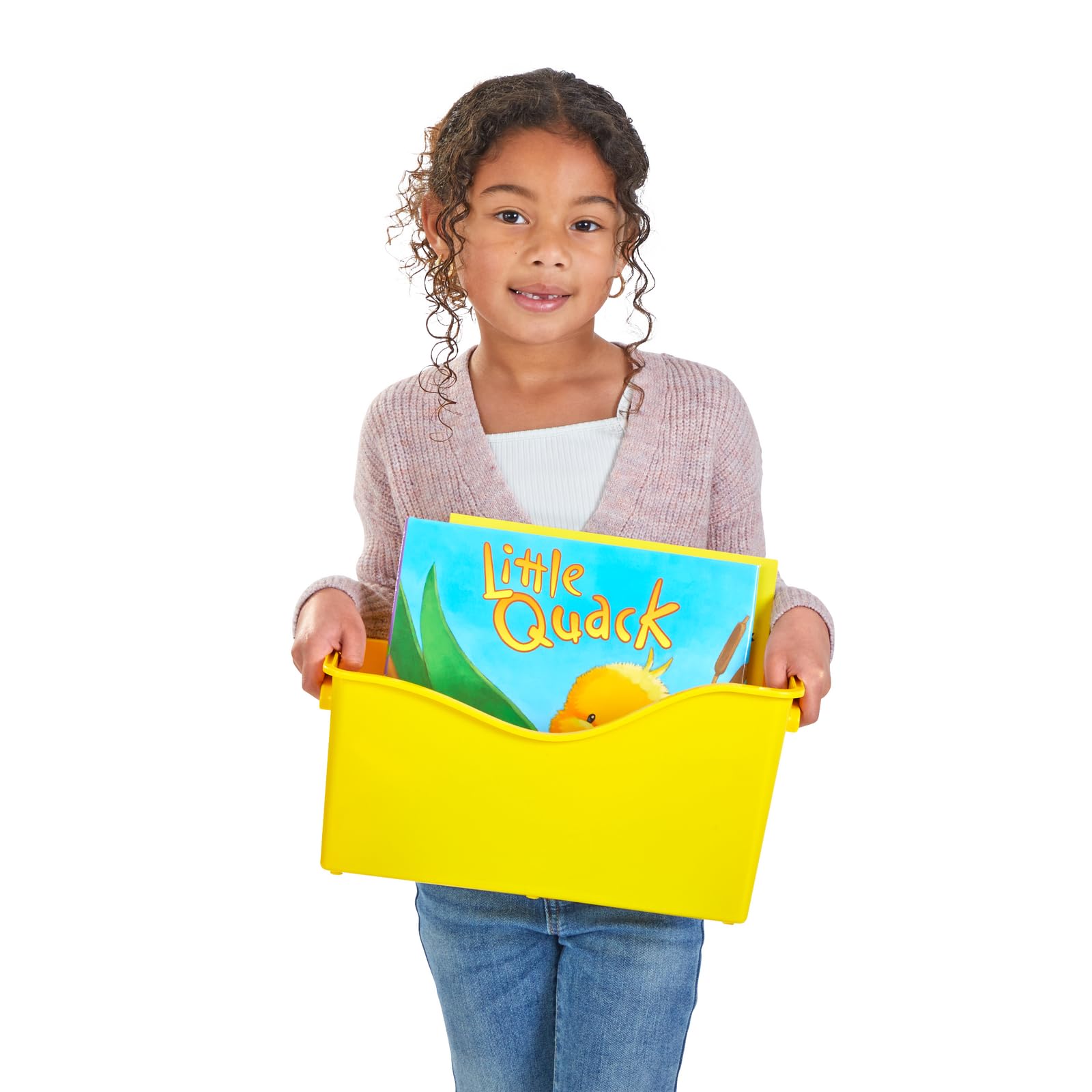 Really Good Stuff Easy Carry Book and Binder Holders - Set of 6-6 Group Colors - Image 3
