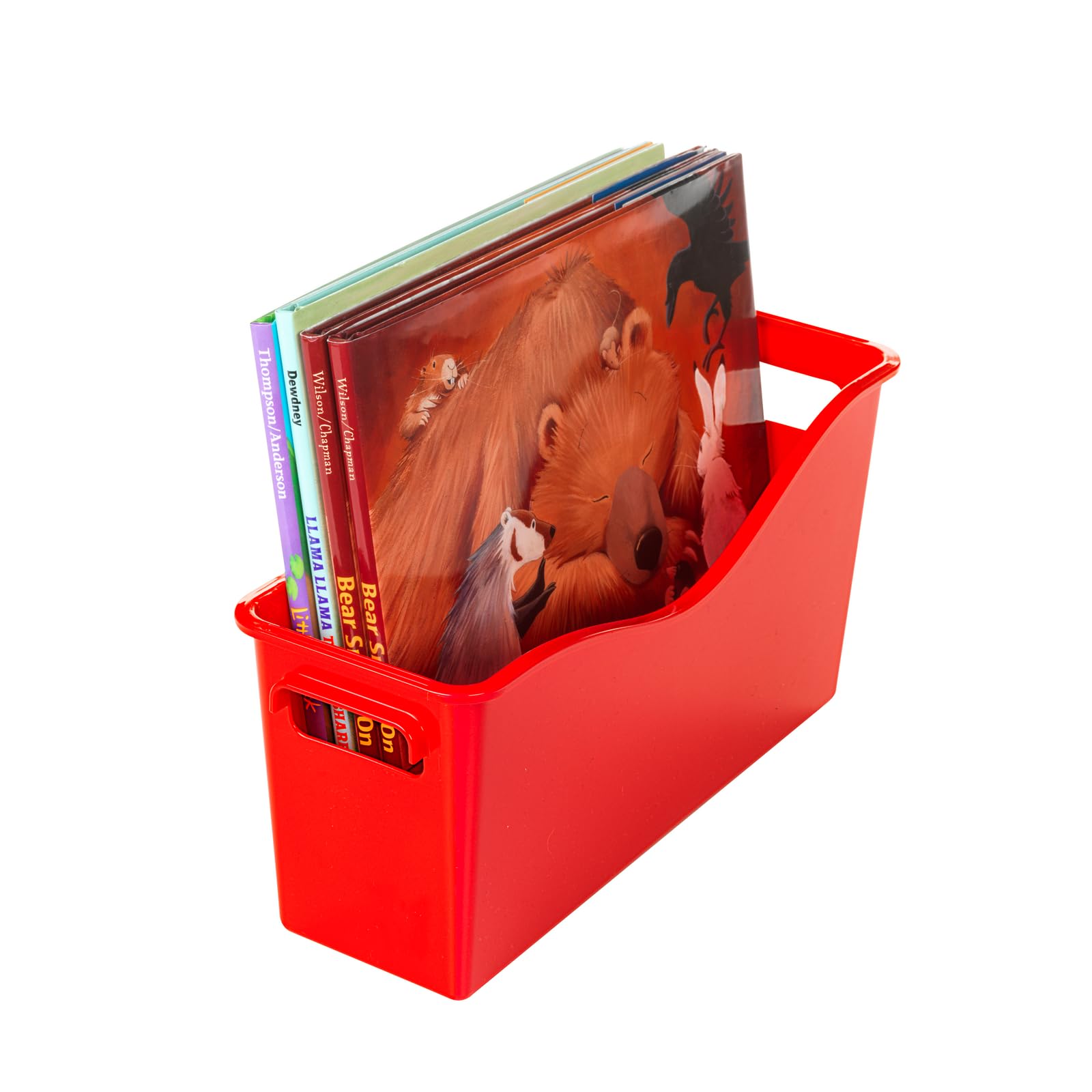 Really Good Stuff Easy Carry Book and Binder Holders - Set of 6-6 Group Colors - Image 6