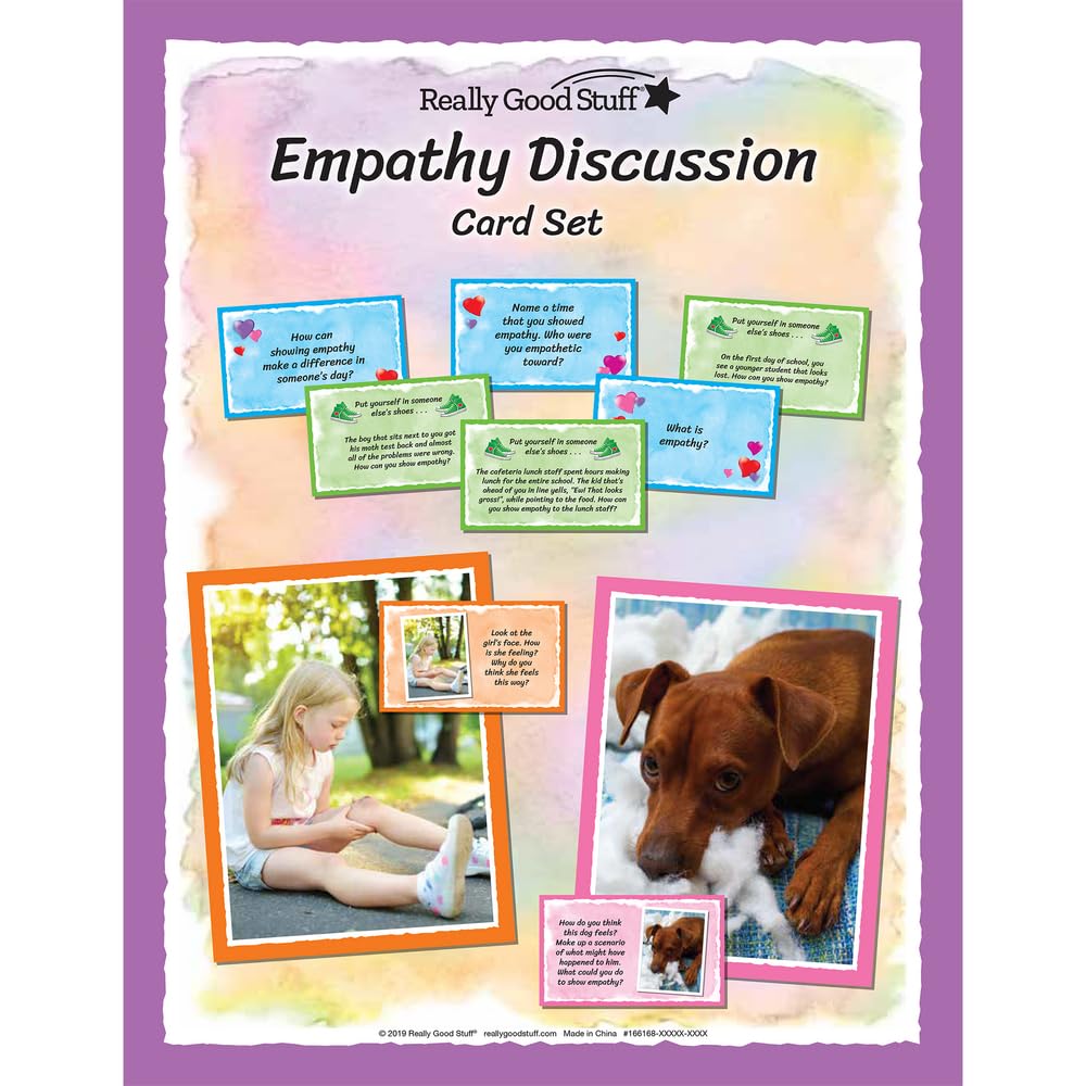 Really Good Stuff Empathy Discussion Card Set for The Classroom, School & Homeschool- Engaging Activity for Kids, Classroom Essentials, Teacher Must Haves - Image 5