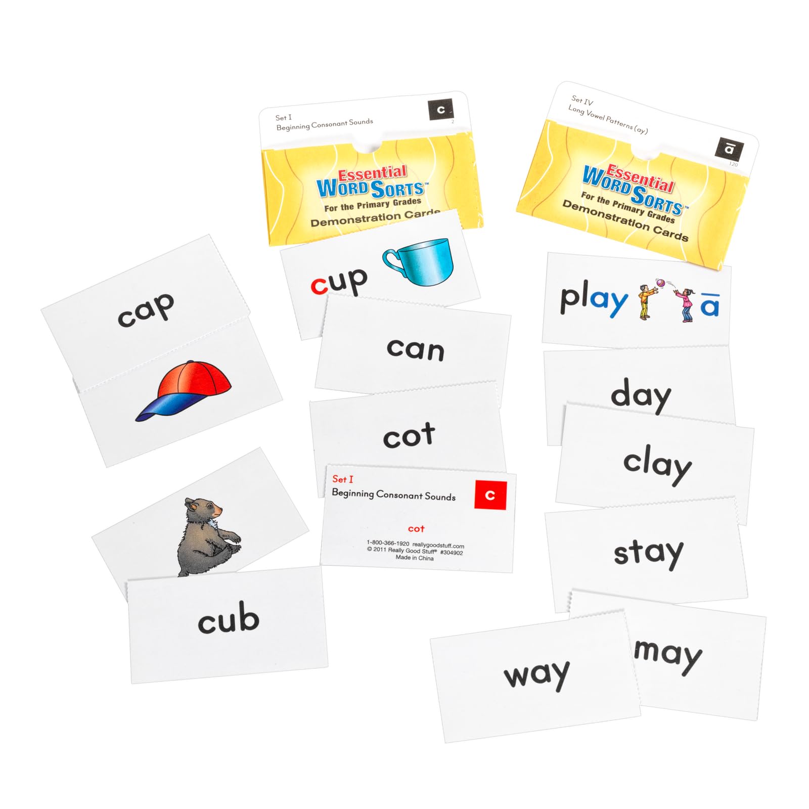 Really Good Stuff Essential Word Sorts Demonstration Cards for Primary Grades, 2nd Edition - Image 4