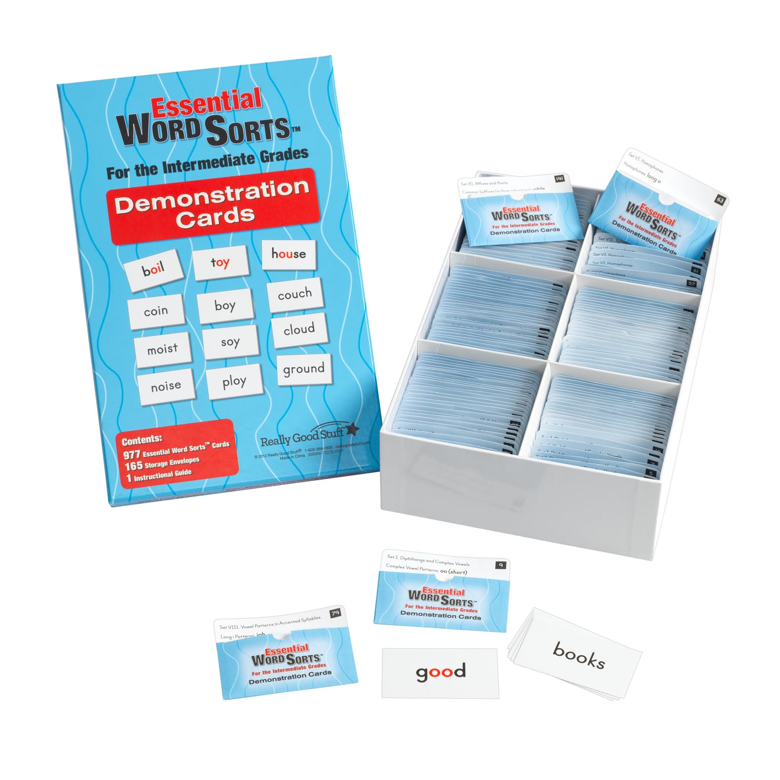 Really Good Stuff Essential Word Sorts Demonstration Cards for Intermediate Grades - Image 3