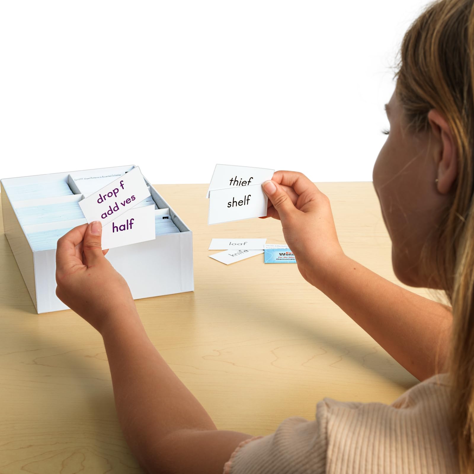 Really Good Stuff Essential Word Sorts Demonstration Cards for Intermediate Grades - Image 4