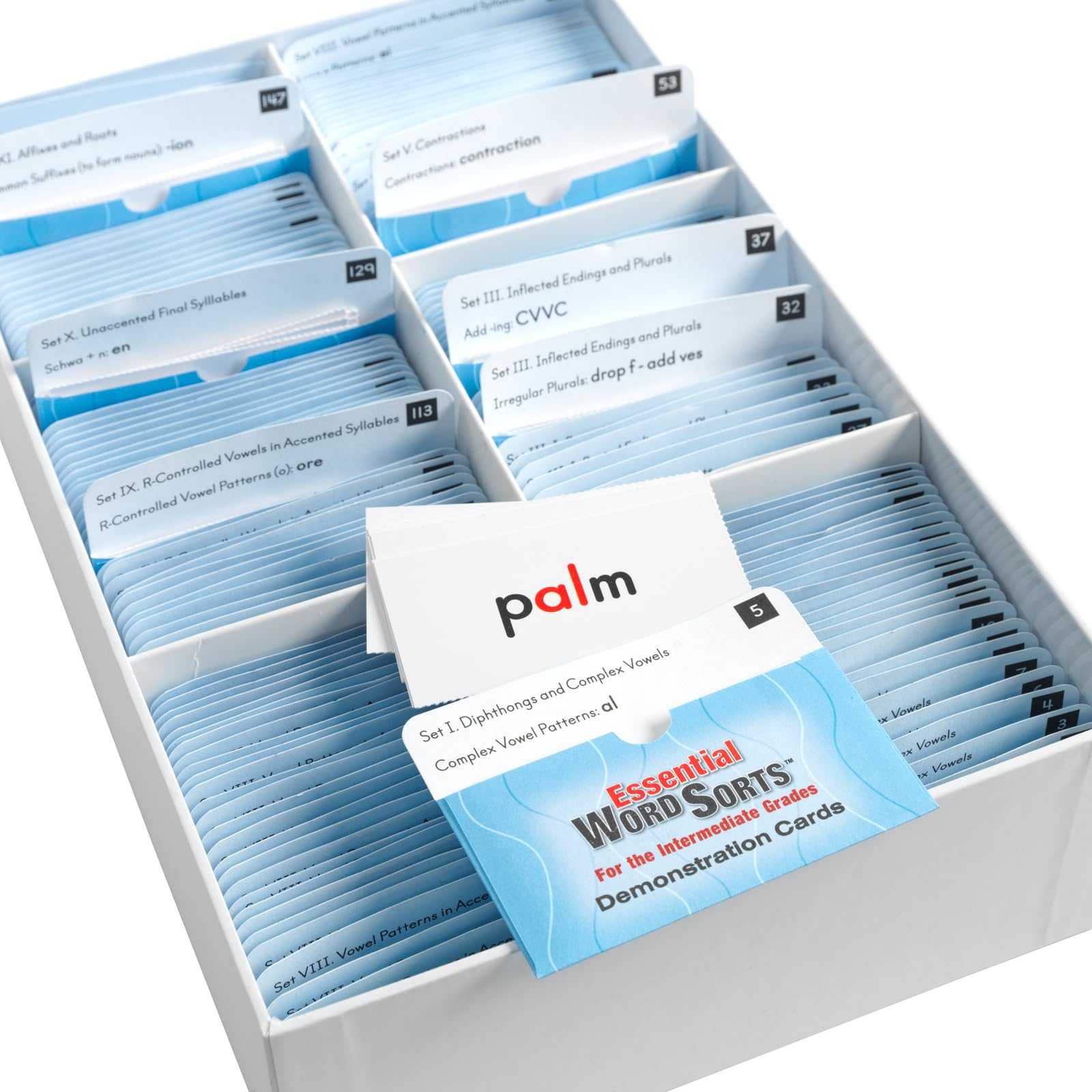 Really Good Stuff Essential Word Sorts Demonstration Cards for Intermediate Grades - Image 6