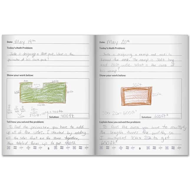 Really Good Stuff Explain Your Thinking Math Journals - Intermediate - 12 journals - Image 3