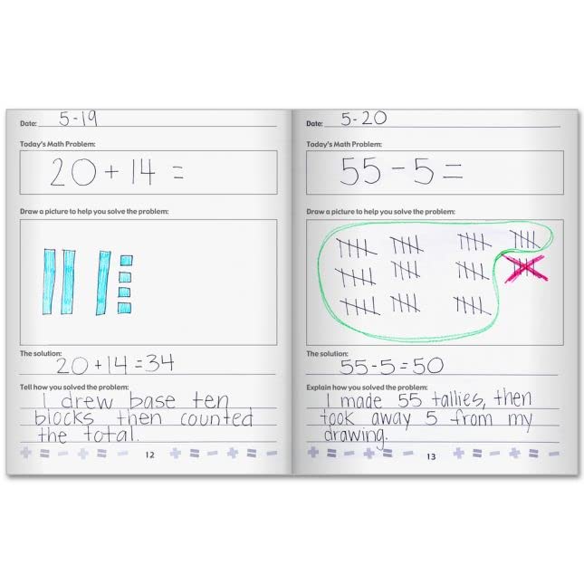 Really Good Stuff Explain Your Thinking Math Journals - Primary - 12 journals - Image 3