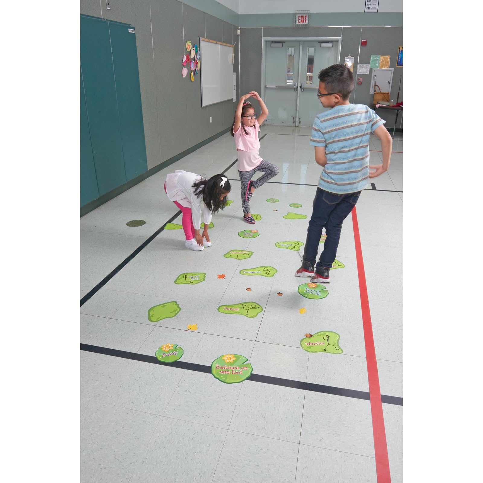 Really Good Stuff EZ Stick A Walk in The Woods Sensory Path – 147 Pieces for Walls or Floors - SEL for Children – Social Emotional Learning - Image 7