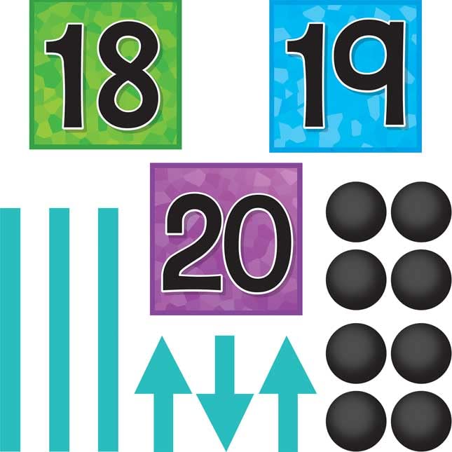 Really Good Stuff EZ Stick Jumbo Number Line - 66 Pieces - Image 5