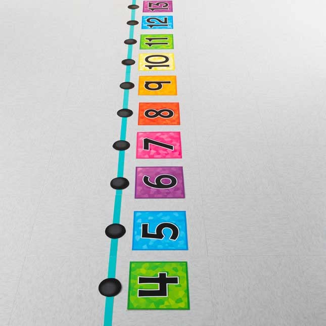 Really Good Stuff EZ Stick Jumbo Number Line - 66 Pieces - Image 6