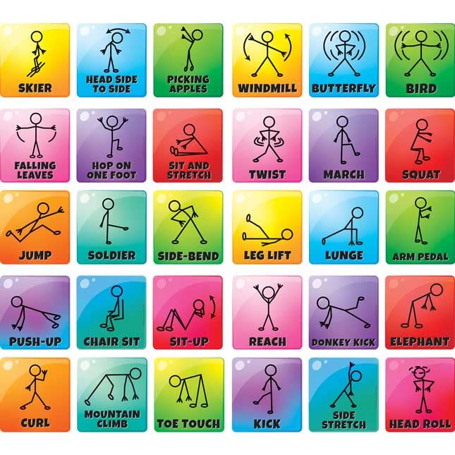 Really Good Stuff EZ Stick Sensory Path for Classroom and Hallways - Reusable Set of 98 Decals - Engage and Energize Students - Image 4