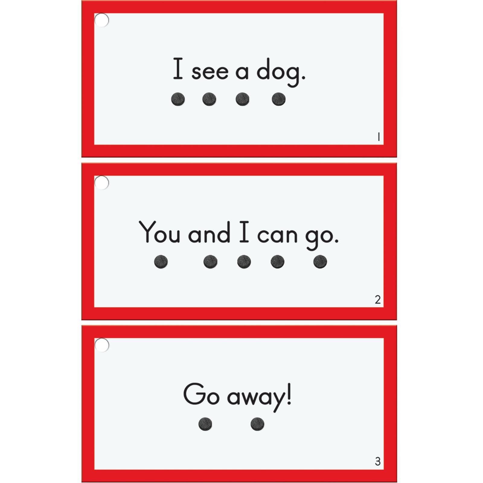 Really Good Stuff EZRead Dolch Pre-Primer Tap & Track™ Sight Word Sentences | Ages 5-7, Kindergarten and Up, Phonics Activity, Reading Game, Flash Cards, Learning